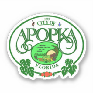 Seal of Apopka, Florida Sticker