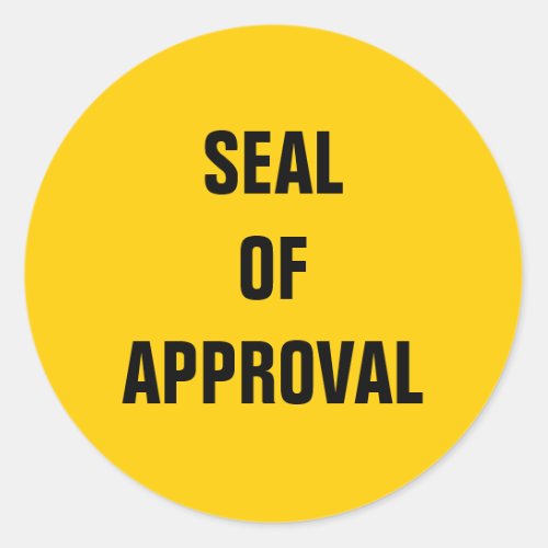 Seal of Approval