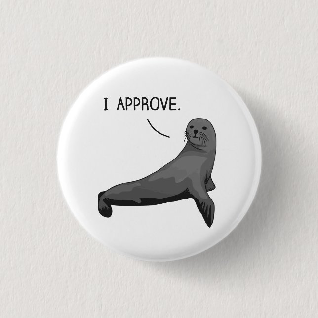 Seal of Approval Button (Front)
