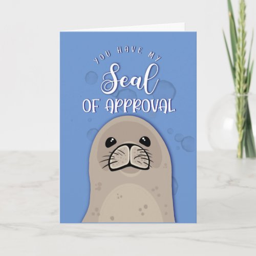 Seal of approval card