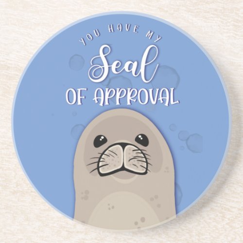 Seal of approval coaster