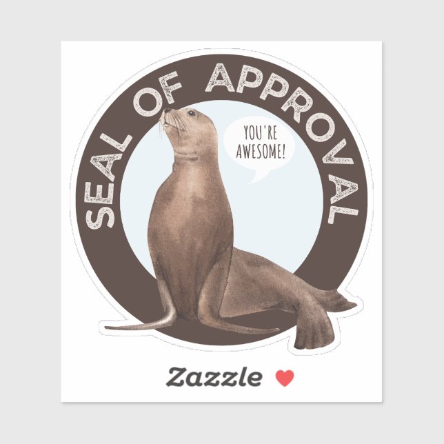 SEAL OF APPROVAL CUTE SEAL STICKER (Sheet)