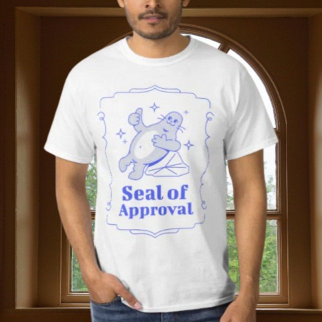 Seal of Approval Funny Seal Graphic T-Shirt (Creator Uploaded)