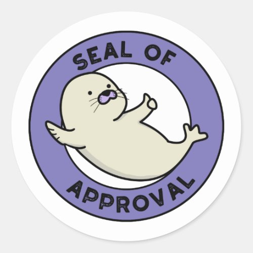 Seal Of Approval Funny Seal Pun 