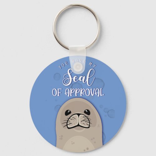 Seal of approval keychain