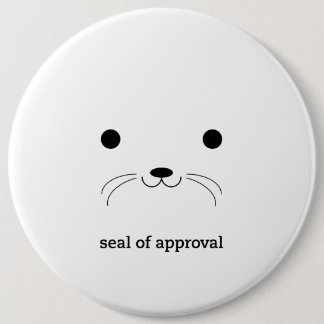 'Seal of Approval' Pinback Button