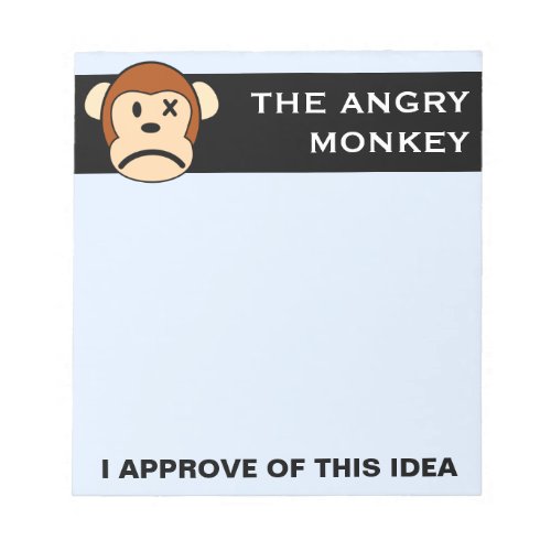 Seal of Approval Product endorsed by Angry Monkey Notepad