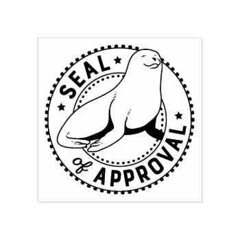 Seal Of Approval Rubber Stamp by DuchessOfWeedlawn at Zazzle