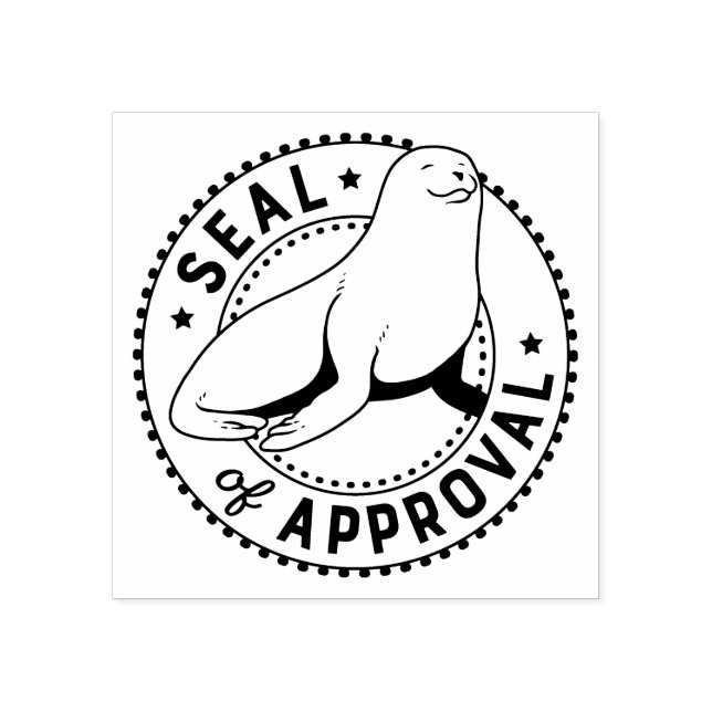 Seal of Approval Rubber Stamp (Imprint)