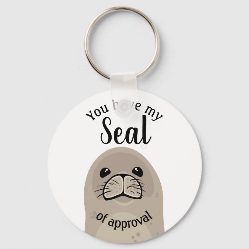 seal of approval teacher  playgroup Key Ring