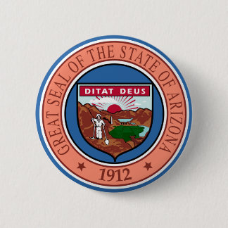 Seal of Arizona State USA Button