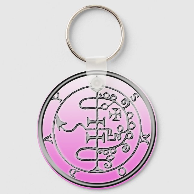 Seal of Asmoday Asmodeus Keychain (Front)