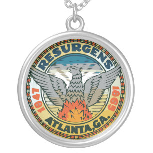 Seal of Atlanta, Georgia Silver Plated Necklace