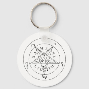 Seal of Baphomet Keychain