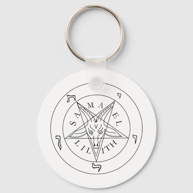 Seal of Baphomet Keychain (Front)