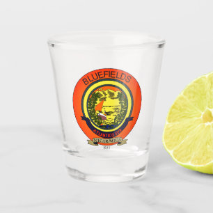 Seal of Bluefields, Nicaragua Shot Glass