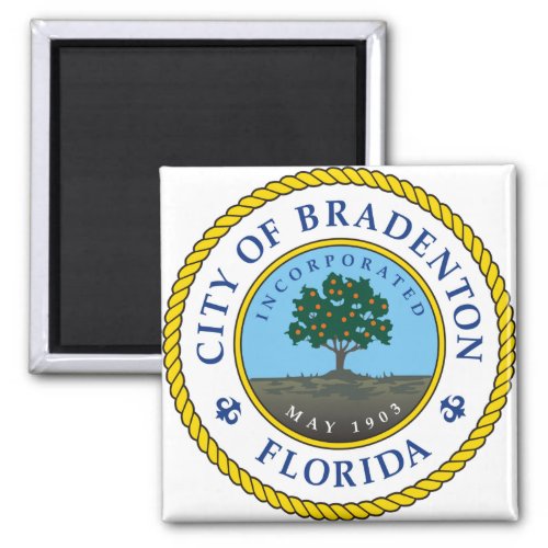 Seal of Bradenton Florida Magnet