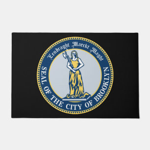 Seal of Brooklyn (Borough in New York City) Doormat