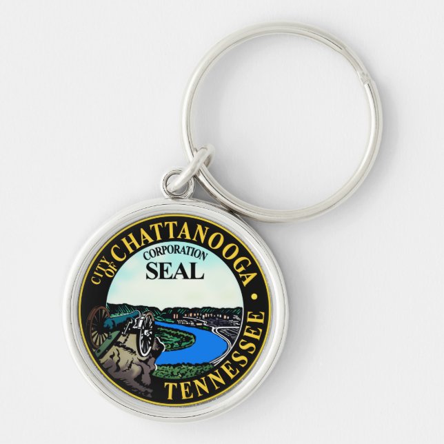 Seal of Chattanooga, Tennessee Keychain (Front)