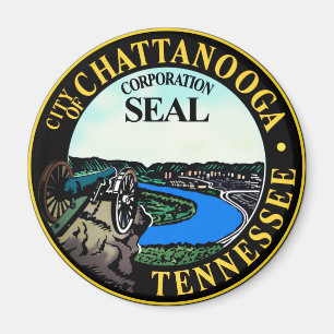 Seal of Chattanooga, Tennessee Magnet