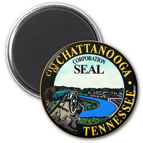 Seal of Chattanooga Tennessee Magnet