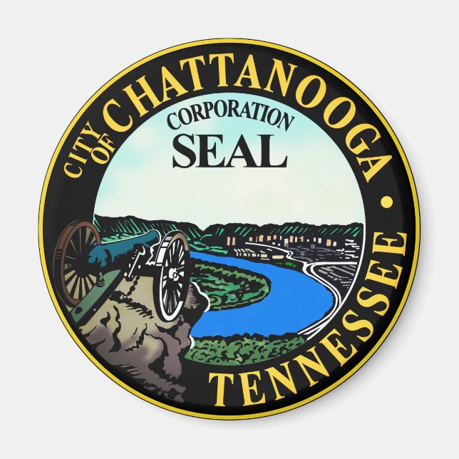 Seal of Chattanooga, Tennessee Magnet (Front)