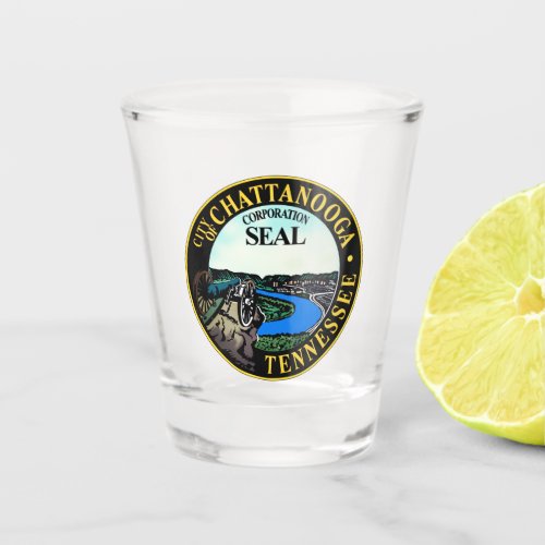 Seal of Chattanooga Tennessee Shot Glass
