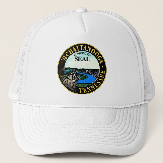Seal of Chattanooga, Tennessee Trucker Hat (Front)