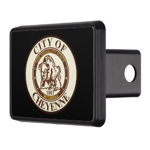 Seal of Cheyenne, Wyoming Hitch Cover
