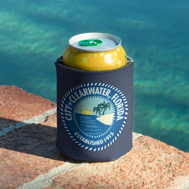 Seal of Clearwater, Florida Can Cooler (In Situ Pool)