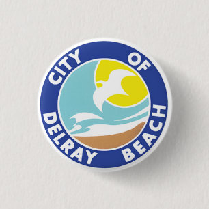 Seal of Delray Beach, Florida Button