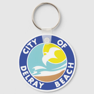 Seal of Delray Beach, Florida Keychain