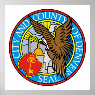 Seal of Denver, Colorado Poster