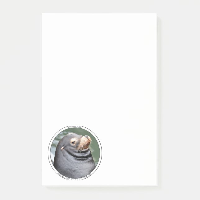 Seal of Disapproval 4x6 Notes (Front)