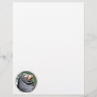 Seal of Disapproval 8.5x11 Stationery