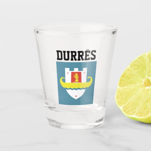 Seal of Durrs Albania Shot Glass