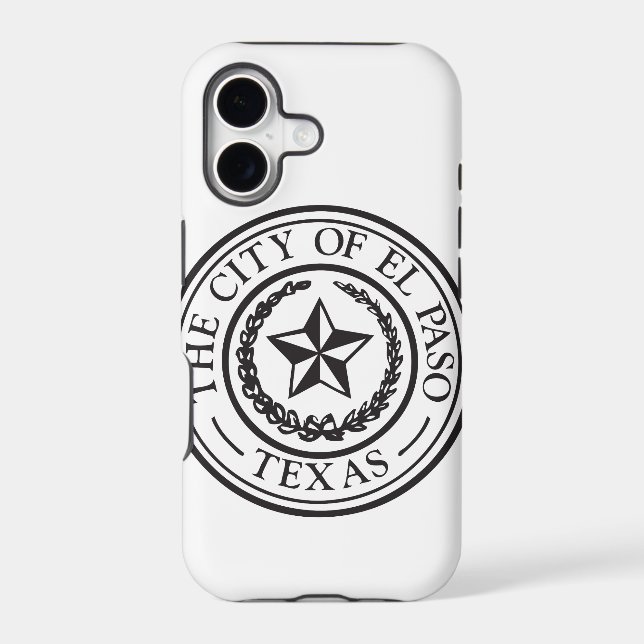 Seal of El Paso Iphone Case (Back)