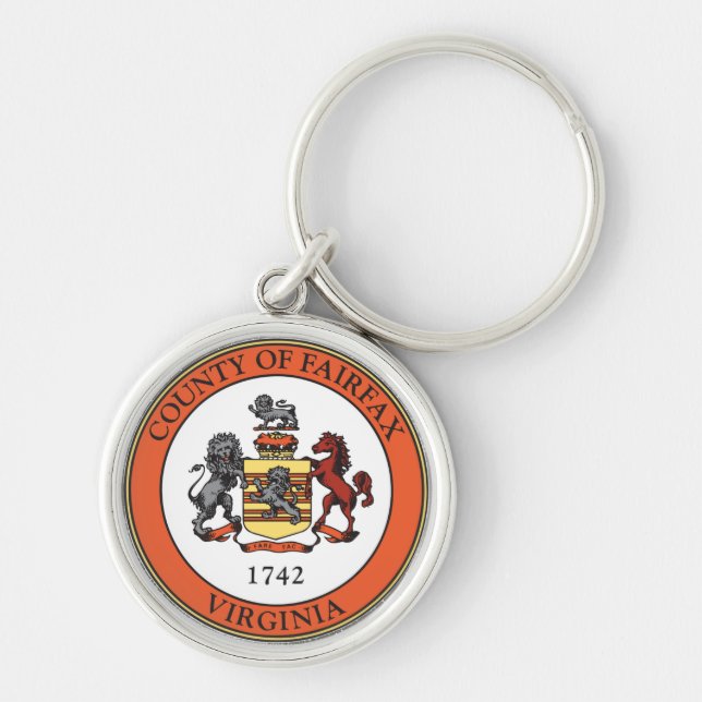 Seal of Fairfax County, Virginia Keychain (Front)