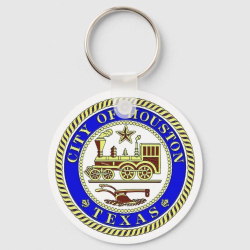 Seal of Houston Keychain