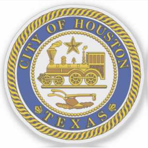 Seal of Houston, Texas, USA Sticker