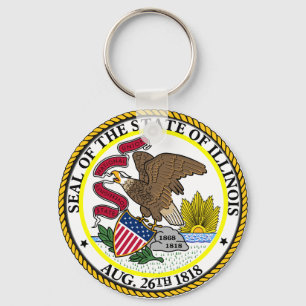 Seal of Illinois Keychain