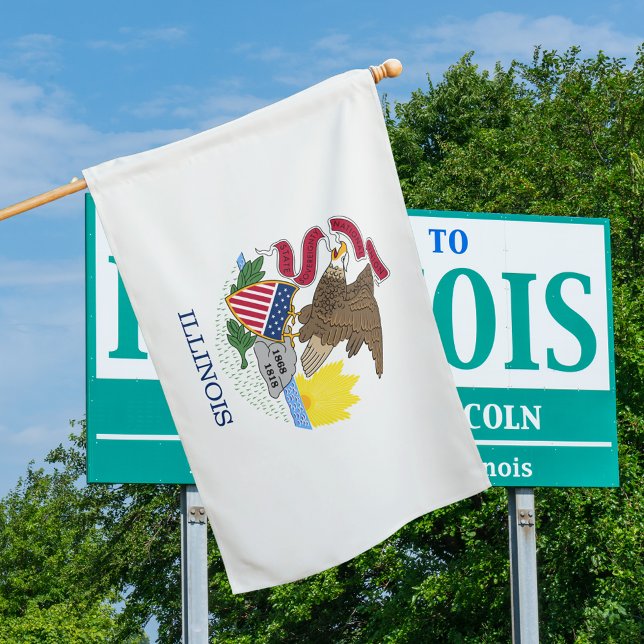 Seal of Illinois State House Flag (Seal of Illinois State House Flag Cover)