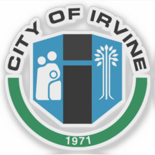 Seal of Irvine, California, USA Sticker