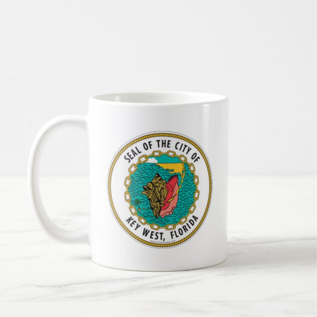 Seal of Key West, Florida Coffee Mug (Left)