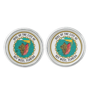 Seal of Key West, Florida Cufflinks