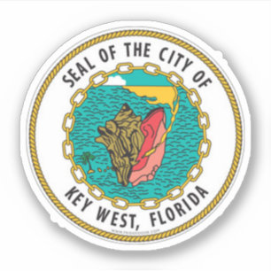 Seal of Key West, Florida Sticker