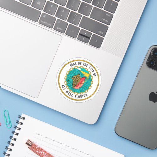 Seal of Key West Florida Sticker