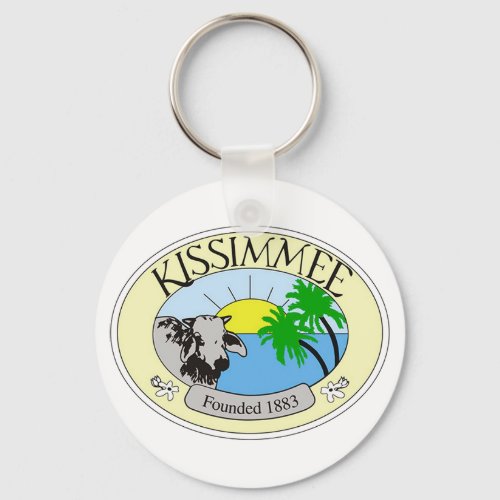 Seal of Kissimmee Florida Keychain