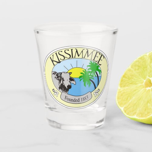 Seal of Kissimmee Florida Shot Glass