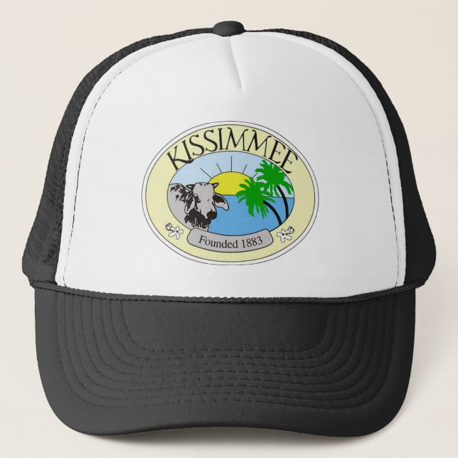 Seal of Kissimmee, Florida Trucker Hat (Front)